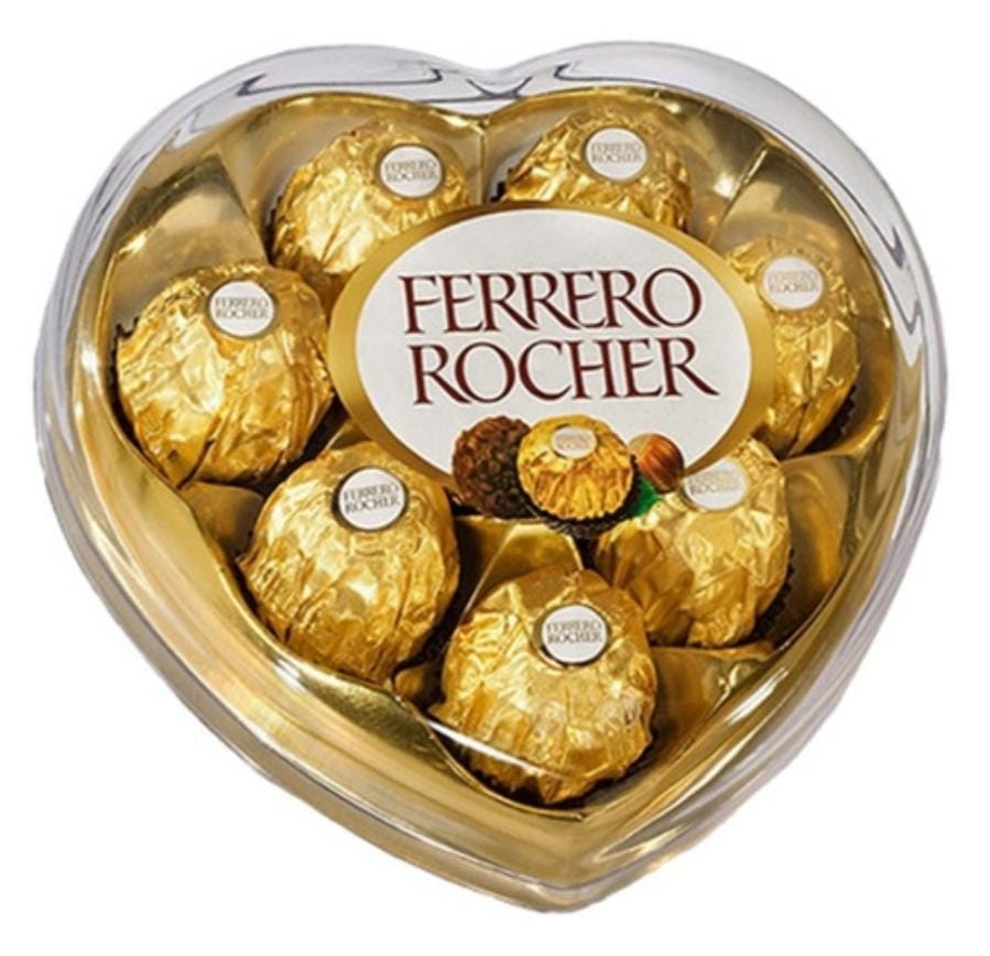 Chocolate Ferrero Rocher Corazon